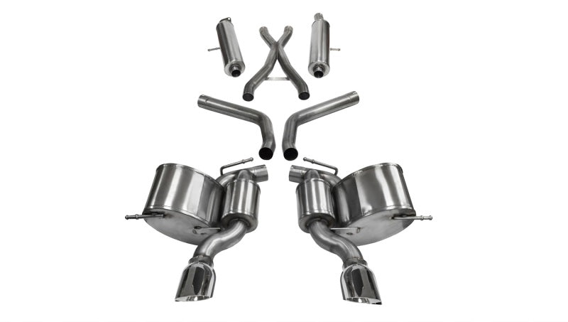 CORSA Performance Corsa 2012-2013 Jeep Grand Cherokee 6.4L V8 Polished Sport Cat-Back Exhaust