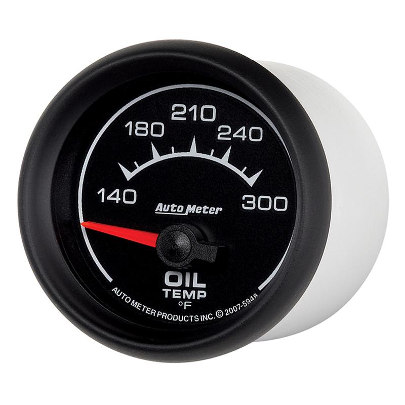 AutoMeter Gauge Oil Temp 2-1/16in. 140-300 Deg. F Electric Es