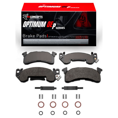 R1 Concepts R1 78-95 Chevrolet K20 Suburban Front Optimum OE Pads & Hardware Kit