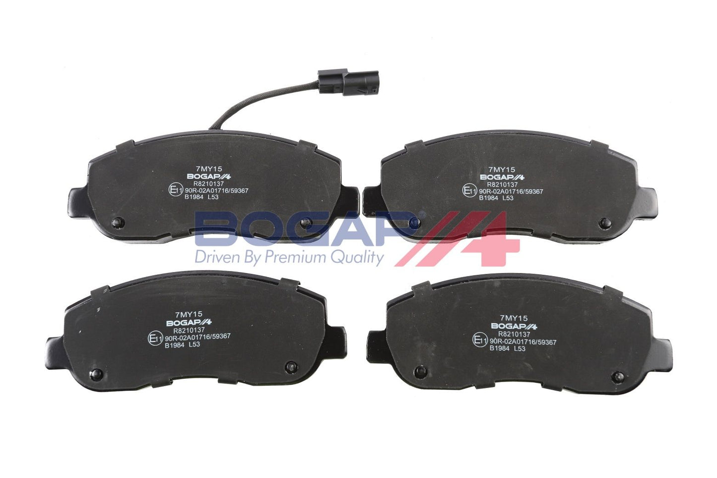 BOGAP R8210137 Brake Pad Set, Disc Brake | ML Performance Car Parts