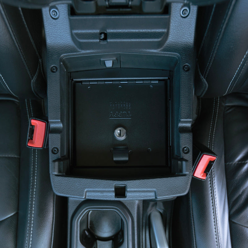 Tuffy Products Tuffy Console Safe W/ Keyed Lock For Jeep Wrangler & Gladiator