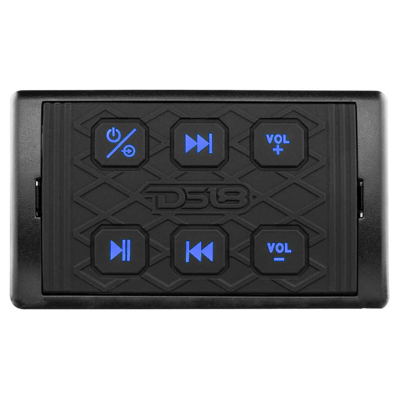 DS18 Marine And Powersports Bluetooth Audio Receiver w/ Controls And 1A Charging