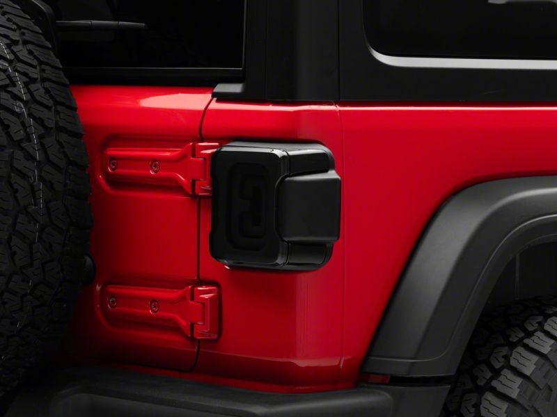 Raxiom 18-23 Jeep Wrangler JL Axial Series Carver LED Tail Lights- Black Housing (Smoked Lens)