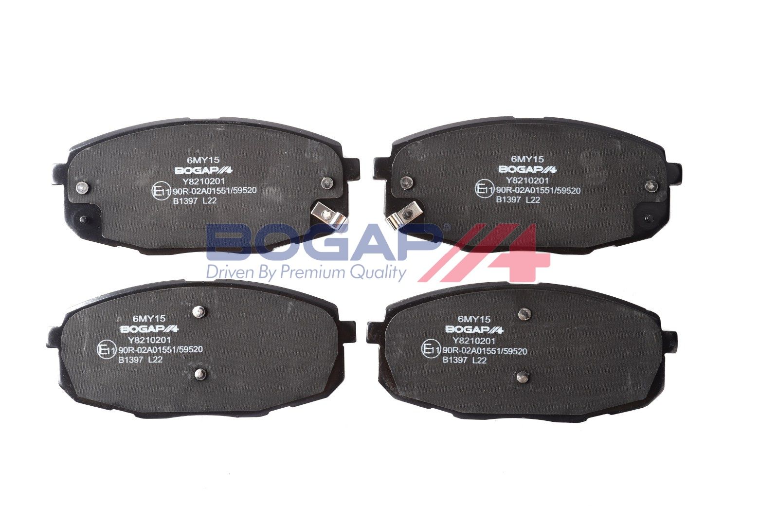 BOGAP Y8210201 Brake Pad Set, Disc Brake | ML Performance Car Parts