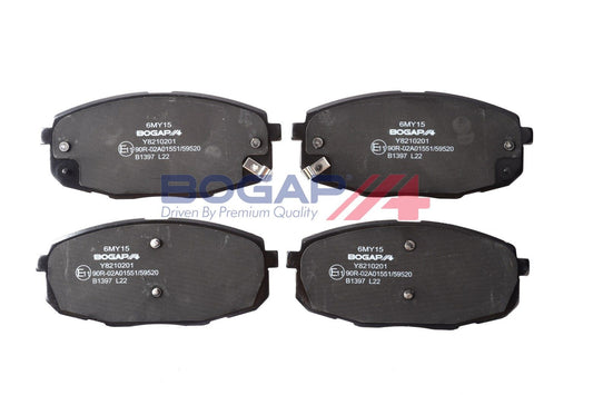 BOGAP Y8210201 Brake Pad Set, Disc Brake | ML Performance Car Parts