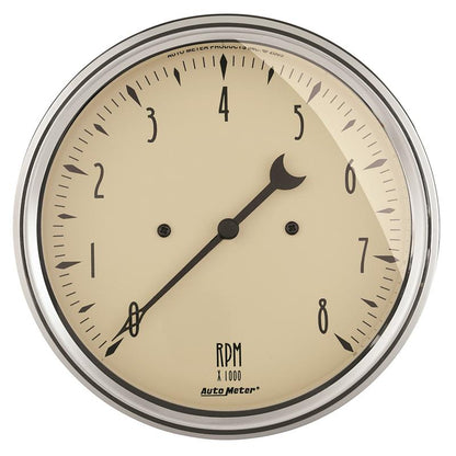 AutoMeter Gauge Kit 5 Pc. 3-1/8in. & 2-1/16in. Mech. Speedometer Antique Beige