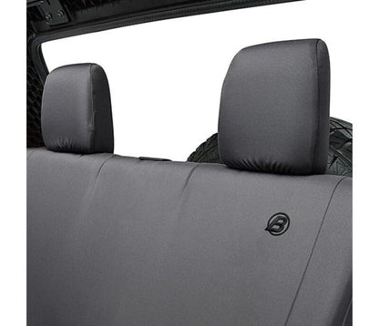 Bestop 07-18 Jeep Wrangler JK 2-Door Rear Seat Covers (Black Diamond)