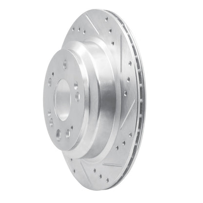 R1 Concepts R1 2005-2012 Acura RL Rear Right Drilled & Slotted Silver Brake Rotor