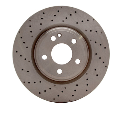 DFC 14-20 Infiniti QX30 Front Drilled Brake Rotor