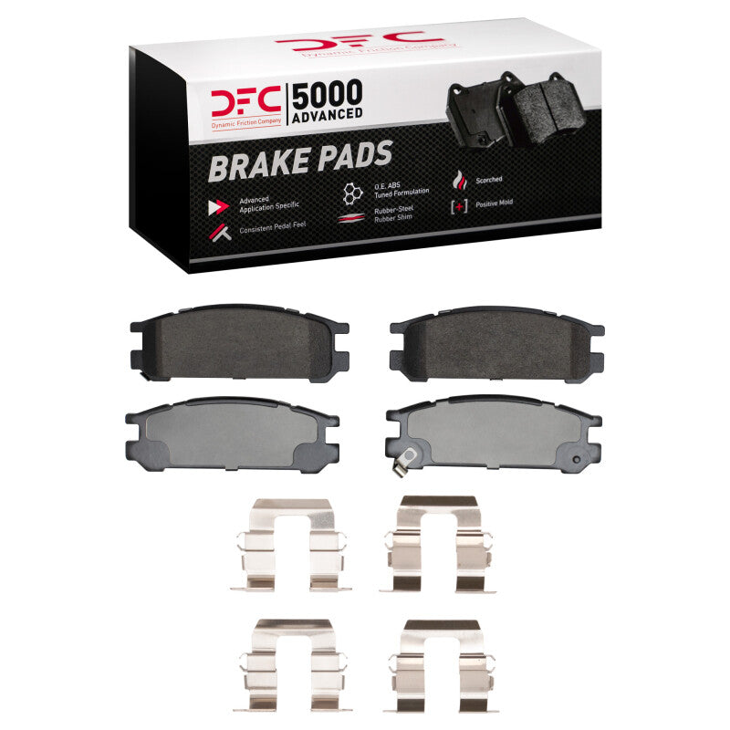 DFC 90-99 Subaru SVX Rear 5000 Advanced Ceramic Brake Pads and Hardware Kit