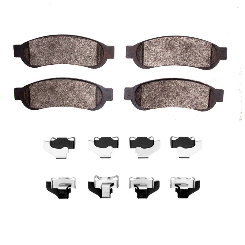DFC 10-12 Ford F-350 Super Duty 2WD Rear Ultimate Duty Performance Brake Pads and Hardware Kit