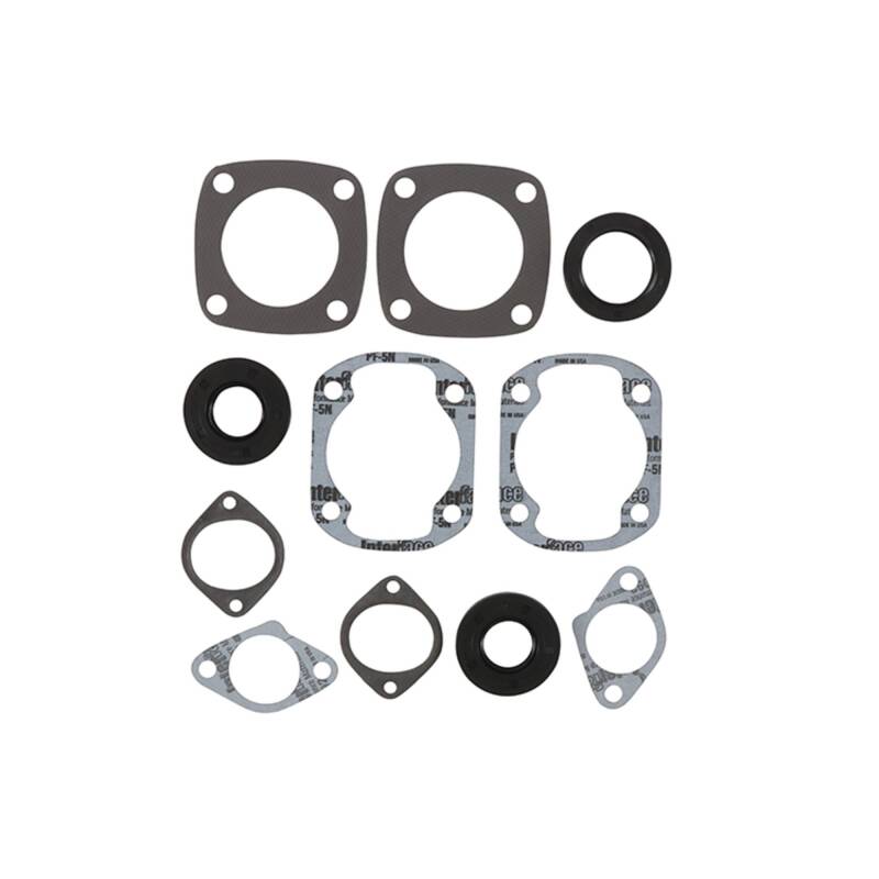 Vertex Pistons Vertex Gaskets 73-79 Ski-Doo Elan 250/Deluxe/250 SS Complete Gasket Kit w/ Oil Seals