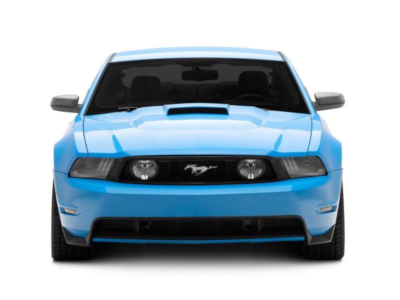 Raxiom 10-12 Ford Mustang LED Projector Headlights SEQL Turn Signals- Black Housing (Clear Lens)