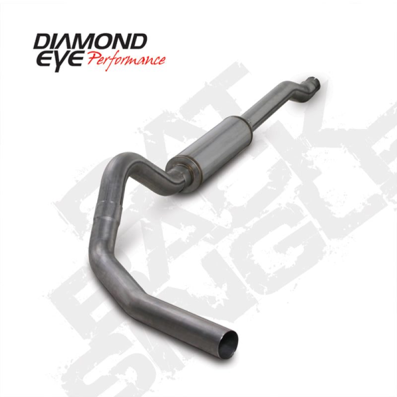 Diamond Eye Performance Diamond Eye KIT 4in Catback Single SS: 03-07 FORD 6.0L F250/F350