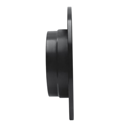 R1 Concepts R1 91-99 BMW 323I Rear Right Drilled & Slotted Black Brake Rotor