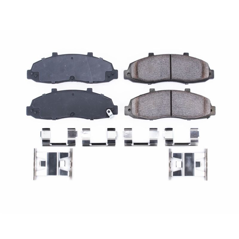 PowerStop Power Stop 97-03 Ford F-150 Front Z17 Evolution Ceramic Brake Pads w/Hardware
