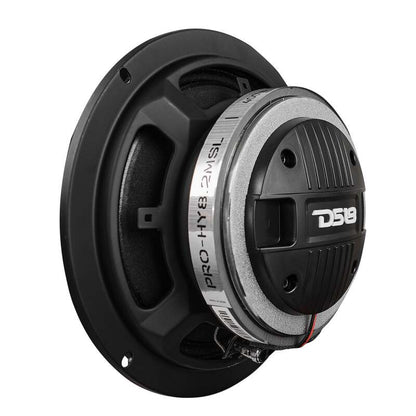 DS18 8in 200 Watts RMS 2 ohm Mid-Range Loudspeaker Shallow Grill Included
