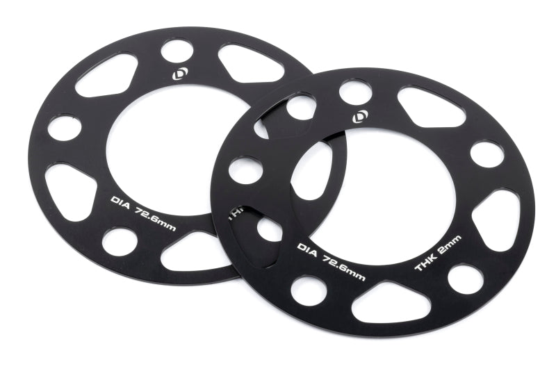 Dinan Wheel Spacers - 5x120 - 72.6mm CB - 2mm Thick (Set of 2)