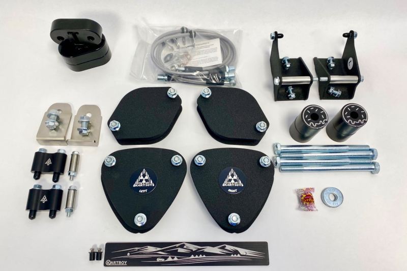 Kartboy 18-21 Subaru Crosstrek/Forester 1.5in Lift Kit - Wrinkle Black Anodized