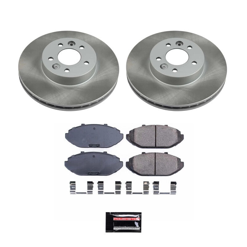 PowerStop Power Stop 98-02 Mercury Grand Marquis Front Semi-Coated Rotor Kit