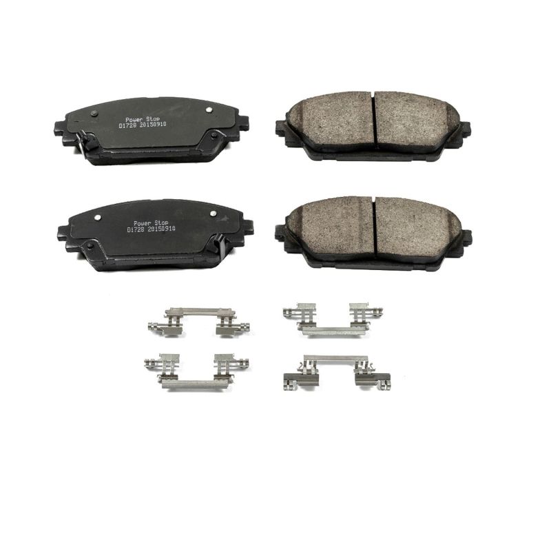 PowerStop Power Stop 14-18 Mazda 3 Front Z17 Evolution Ceramic Brake Pads w/Hardware