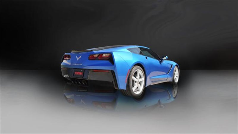 CORSA Performance Corsa 17-19 Chevy Corvette Z06 2.75in Axle Back Exhaust Black Dual Rear Exit Quad 4.5in Tip (Sport)
