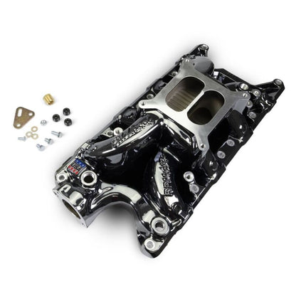 Edelbrock RPM Air-Gap Intake Manifold for Small-Block Ford - Black Plasma Finish