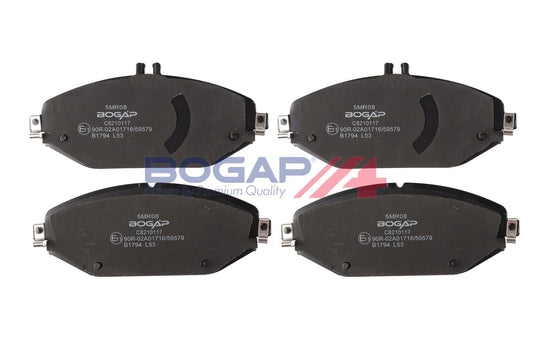 BOGAP A8210117 Brake Pad Set, Disc Brake | ML Performance Car Parts