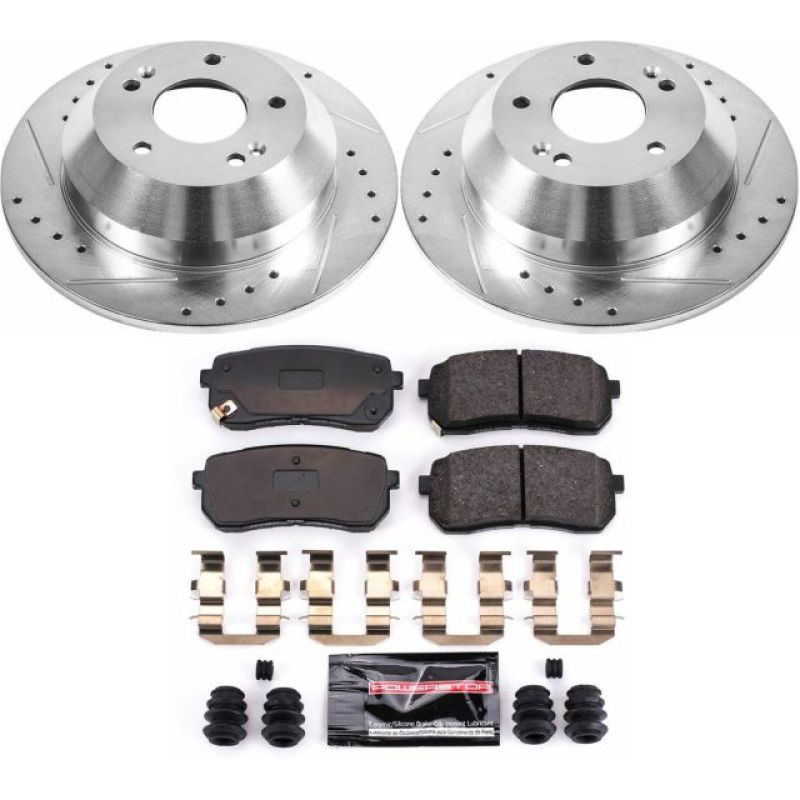 PowerStop Power Stop 15-19 Kia Sedona Rear Z23 Evolution Sport Brake Kit