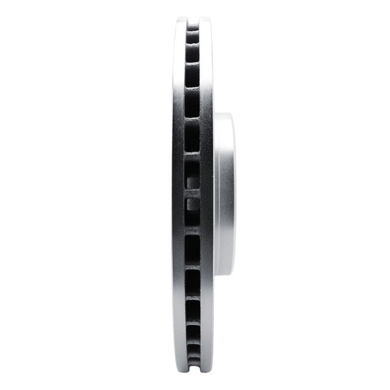 R1 Concepts R1 17-25 Volvo S90 Front Right Drilled & Slotted Silver Brake Rotor