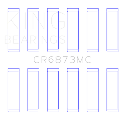 King Engine Bearings Toyota 2Gr-FE/ 3GR-FE Polymer Coated (Size 0.05) Connecting Rod Bearing Set