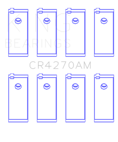 King Engine Bearings Fiat 1.2L/1.4L (Size STD) Rod Bearing Set