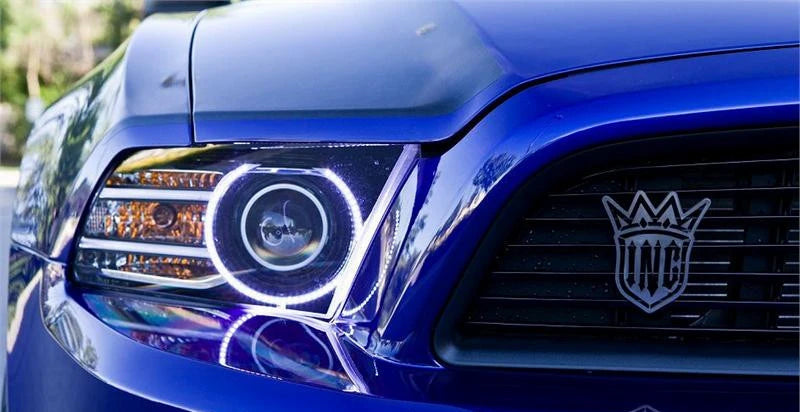 ORACLE Lighting Oracle Ford Mustang 13-14 Halo Kit - HID (Projector) Style - ColorSHIFT w/ BC1 Controller