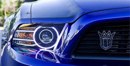 ORACLE Lighting Oracle Ford Mustang 13-14 Halo Kit - HID (Projector) Style - ColorSHIFT w/ BC1 Controller