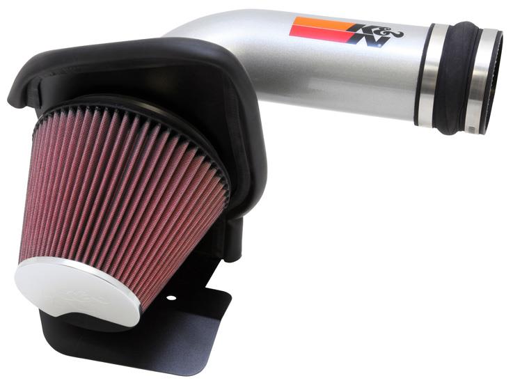 K&N Engineering K&N 11 Ford Taurus SHO 3.5L V6 Silver Typhoon Cold Air Intake
