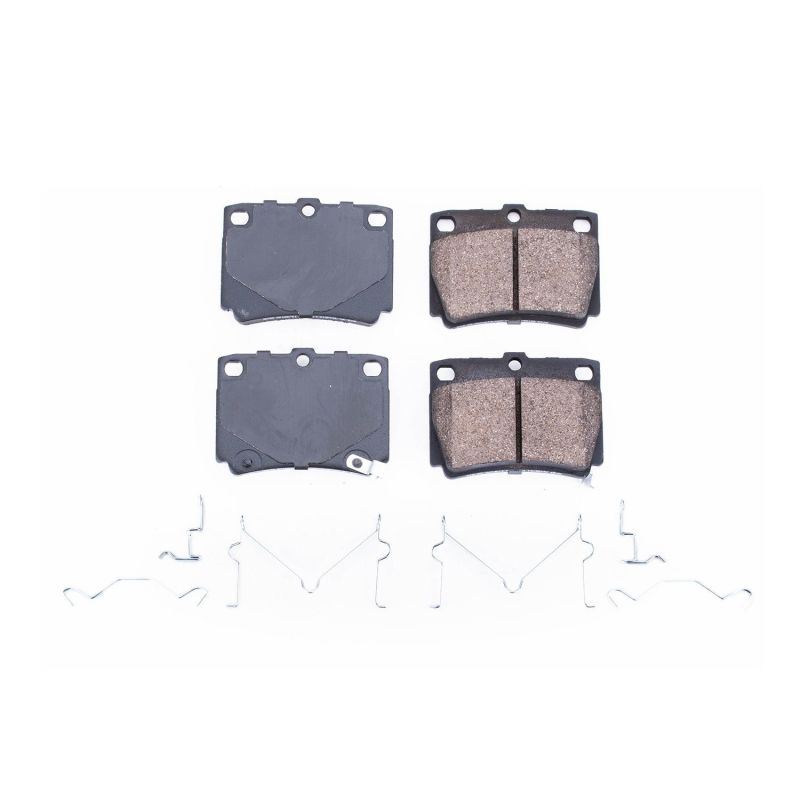 PowerStop Power Stop 97-04 Mitsubishi Montero Sport Rear Z17 Evolution Ceramic Brake Pads w/Hardware
