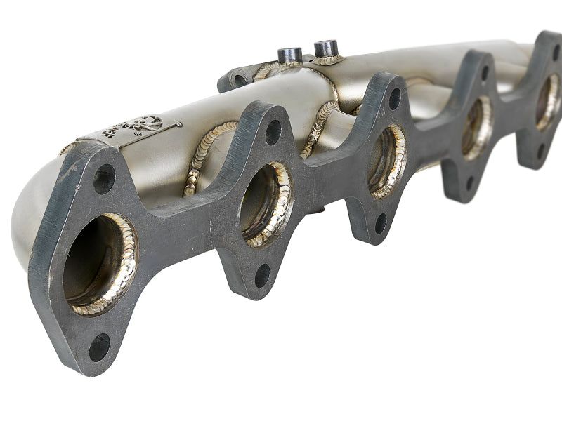 aFe Twisted Steel Header Turbo Manifold (T3) 98.5-02 Dodge Diesel Trucks L6 5.9L (td)