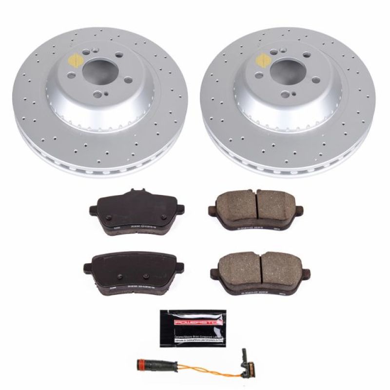 PowerStop Power Stop 2018 Mercedes-Benz S450 Rear Z23 Evolution Sport Coated Brake Kit