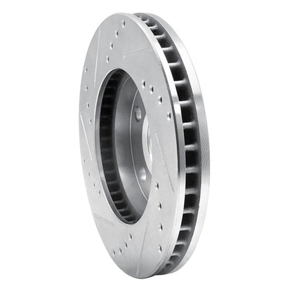 R1 Concepts R1 87-90 Chrysler Town & Country Front Right Drilled & Slotted Silver Brake Rotor