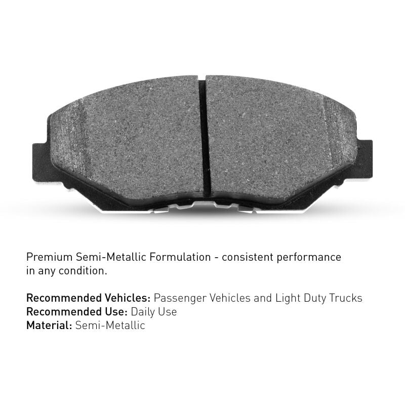 R1 Concepts R1 07-13 Mercedes-Benz SL63 AMG Rear Semi Met Brake Pads