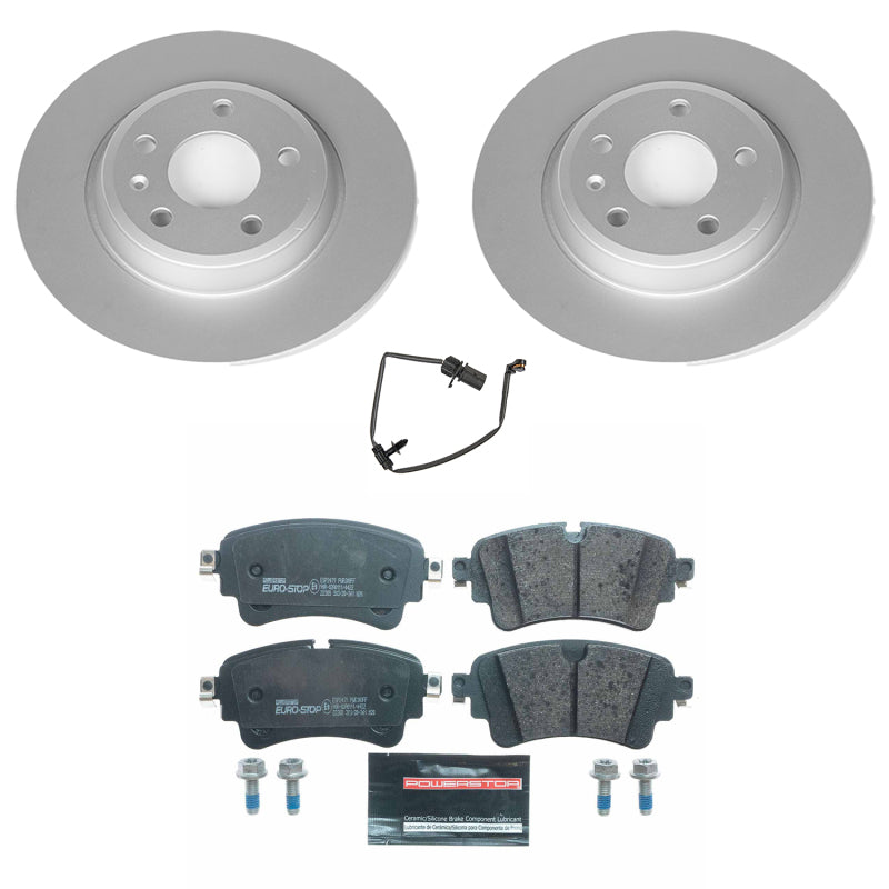 PowerStop Power Stop 17-19 Audi A4 Rear Euro-Stop Brake Kit