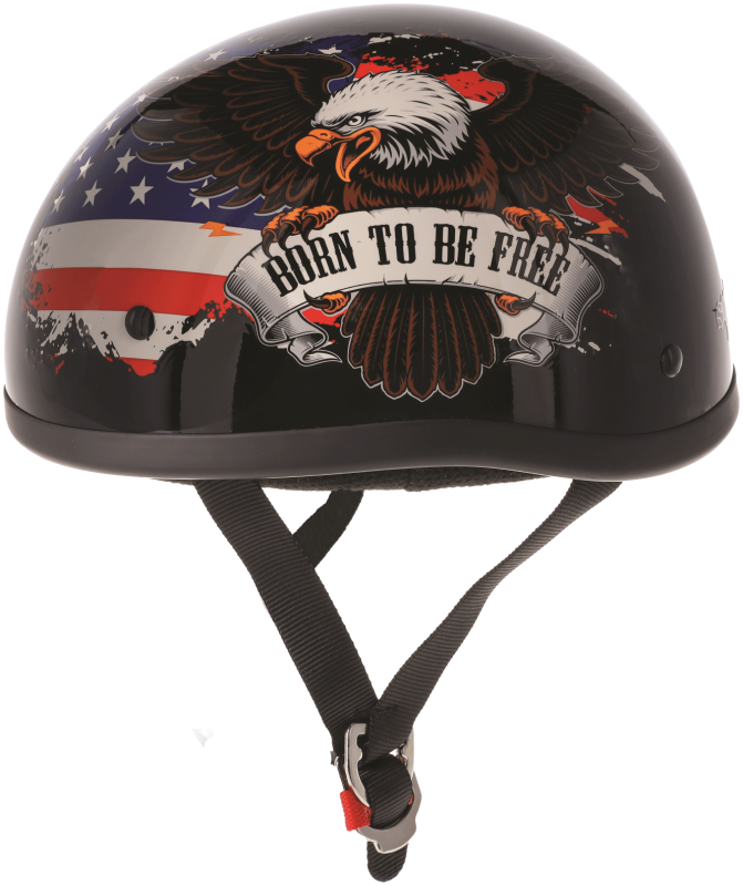 Bikers Choice Skid Lids Freedom Eagle Original Helmet - XL