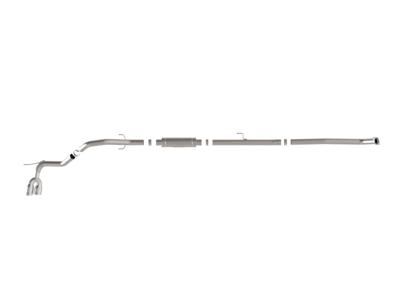 aFe 15-26 Toyota Hilux L4-2.4/2.8L (td) Vulcan Series 3in SS Rear-Side Exit Exhaust w/ Polished Tip