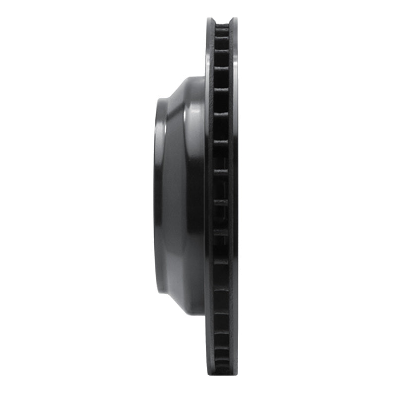 R1 Concepts R1 03-18 Audi Q7 Rear Left Drilled & Slotted Black Brake Rotor