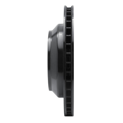 R1 Concepts R1 03-18 Audi Q7 Rear Left Drilled & Slotted Black Brake Rotor