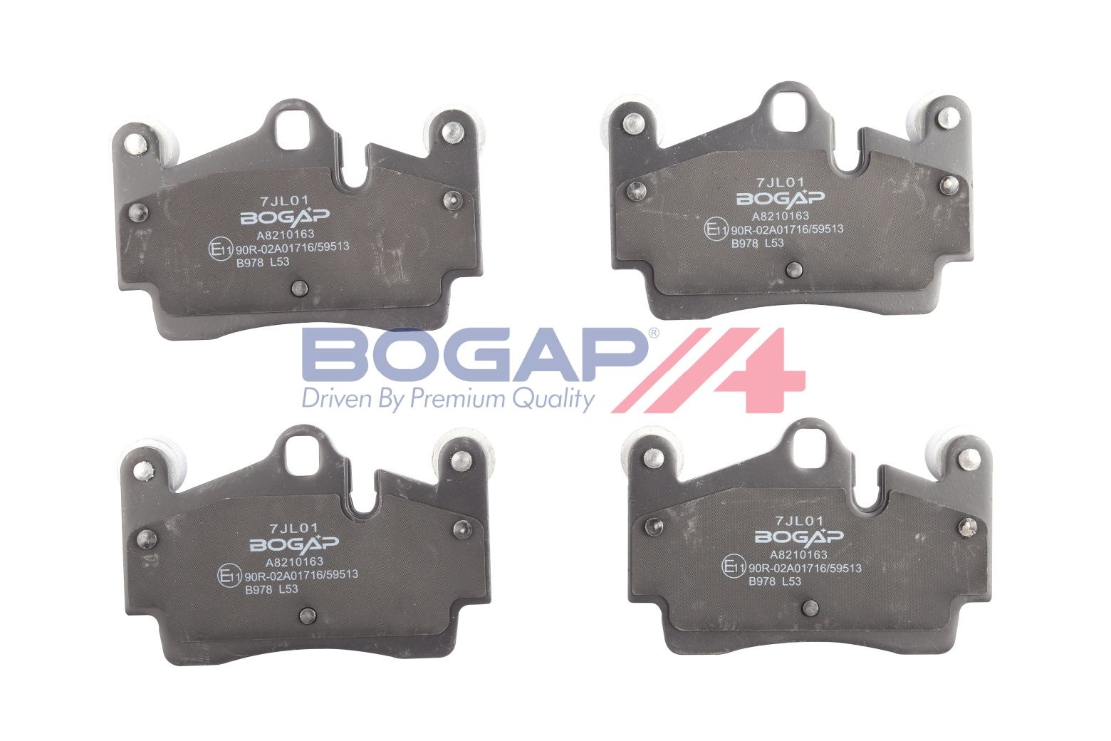BOGAP A8210163 Brake Pad Set, Disc Brake | ML Performance Car Parts