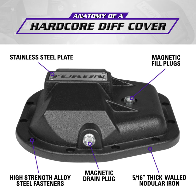 Yukon Gear & Axle Yukon Gear 97-17 Ford E150 9.75in Rear Differentials Hardcore Cover