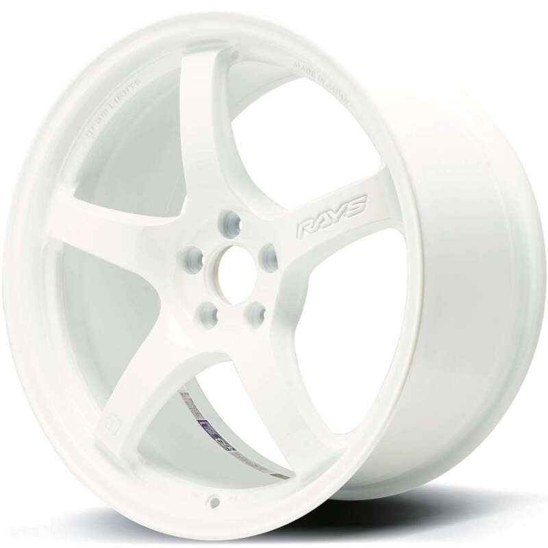 Gram Lights 57CR 15x8.0 +35 4x100 Ceramic White Wheel
