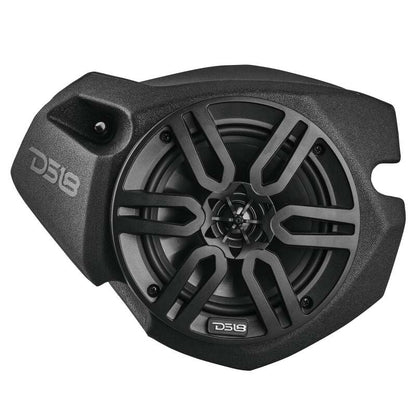 DS18 Polaris RZR Front Kick Panel Pods Loaded Enclosure 2x 6.5in Spkr Built-in Amp + Twtr Bluetooth