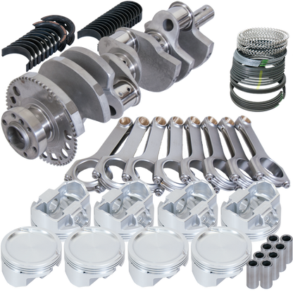 Eagle Chevy LS 4.8/5.3 4.000in Crank 58 Tth Rlctor 6.125in H-Beam 3.810in Pistons Rotating Assembly